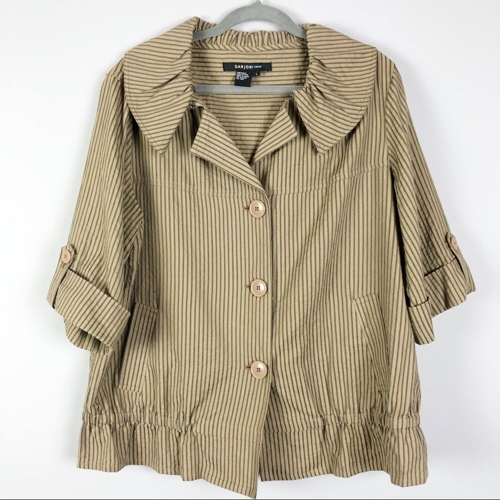 Darjoni Striped Jacket - Picture 1 of 6